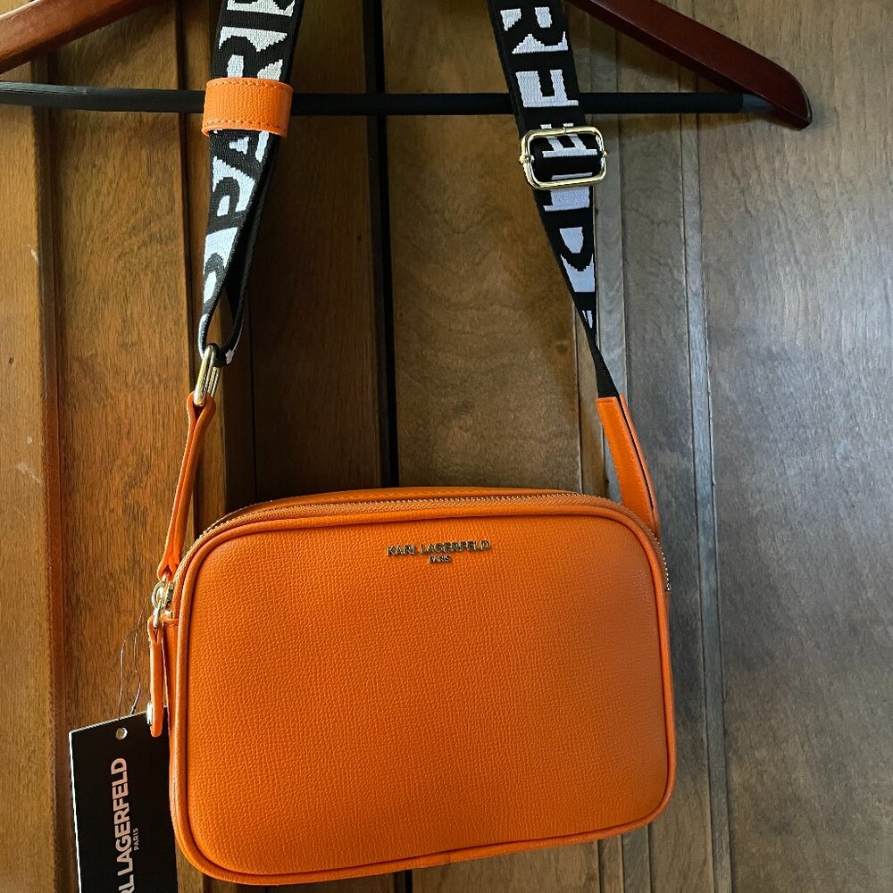 FIRM. RARE KARL Lagerfeld Paris Bag Ginger, Maybelle Crossbody Shoulder Purse - Picture 3 of 15
